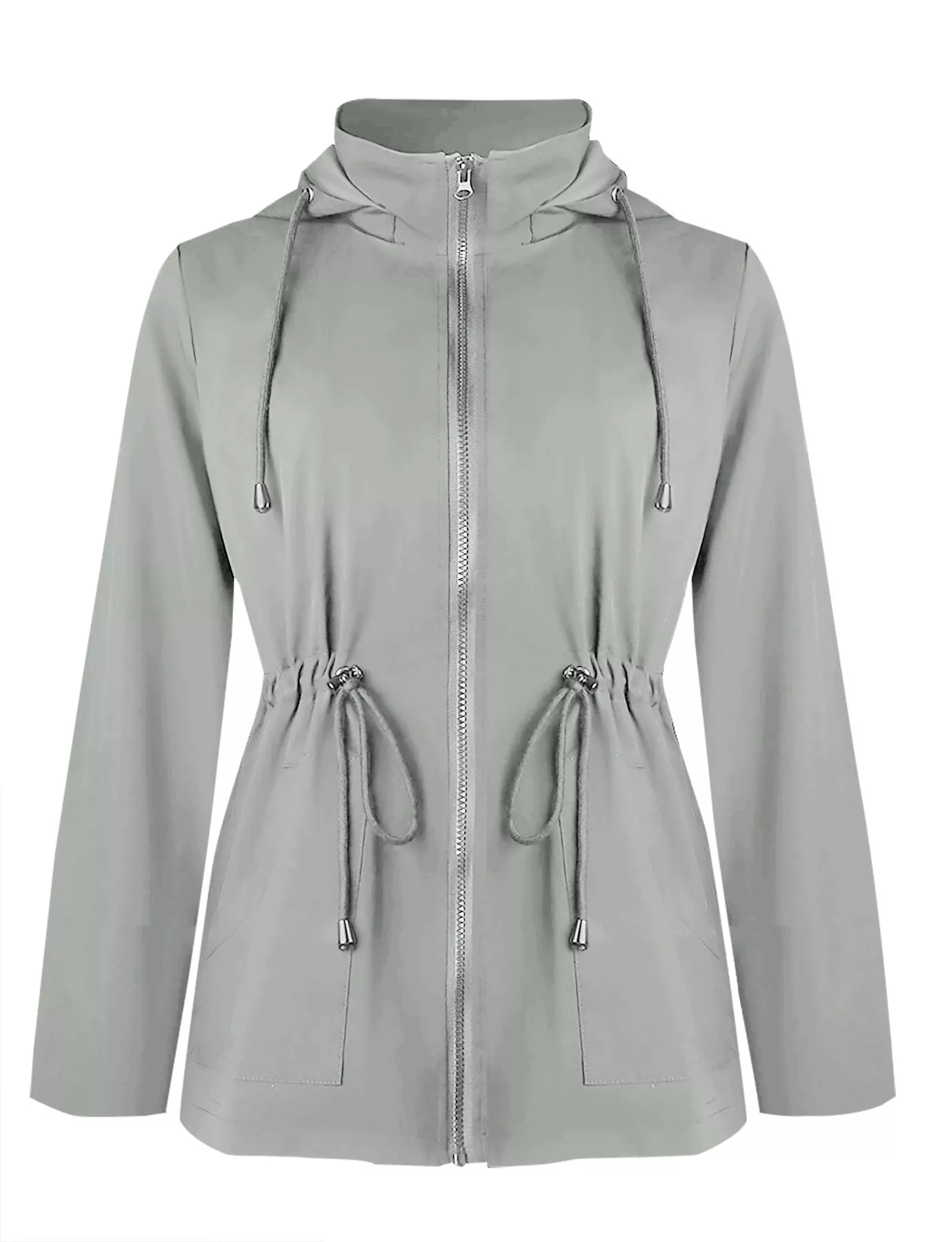 Zip Up Waterproof Hooded Outerwear - Image 25