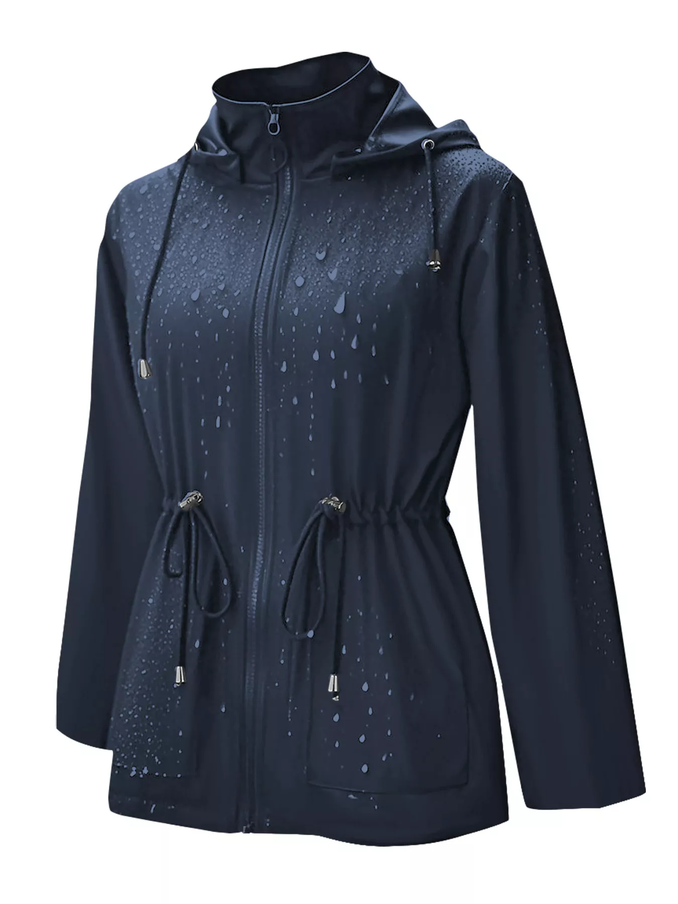 Zip Up Waterproof Hooded Outerwear - Image 7